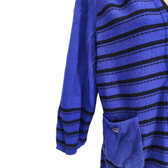 Ming Wang Sweater Cardigan Striped - VERY PILLY - Women's Size S - Picture 6 of 9